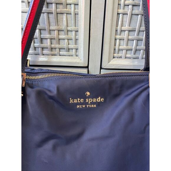 Kate Spade Watson Lane Varsity Stripe Maya tote, $328 - Picture 3 of 10